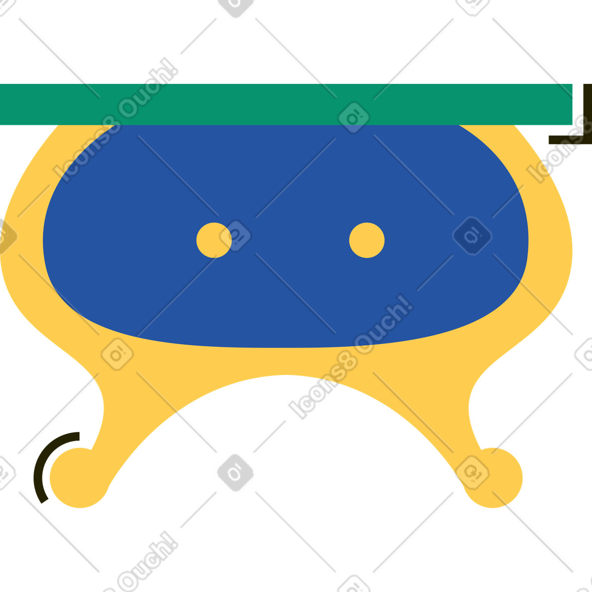 Ilustração de Peito em no estilo Spot para baixar em PNG, SVG