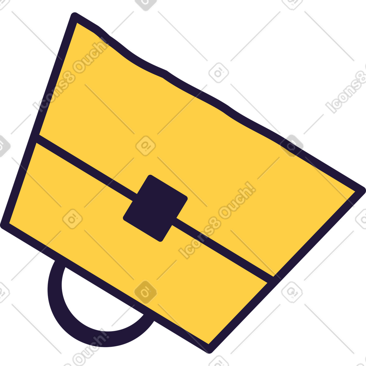 Ilustração de Saco em no estilo Conifer para baixar em PNG, SVG