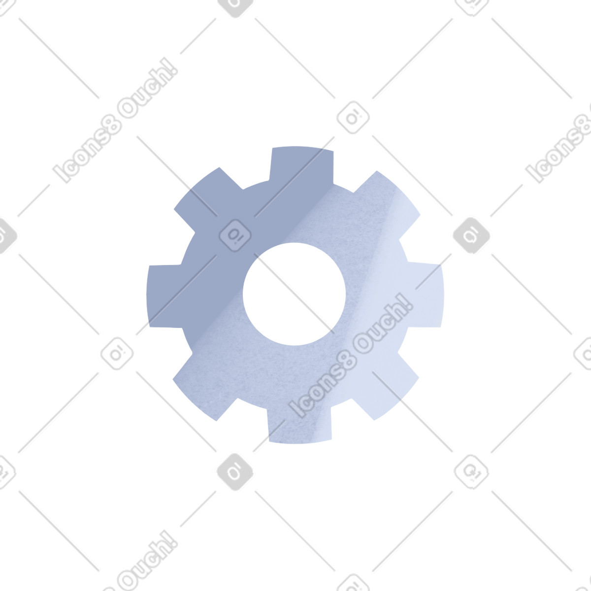 下载 Shine 风格的 Grey gear 插画，支持 PNG、SVG 格式