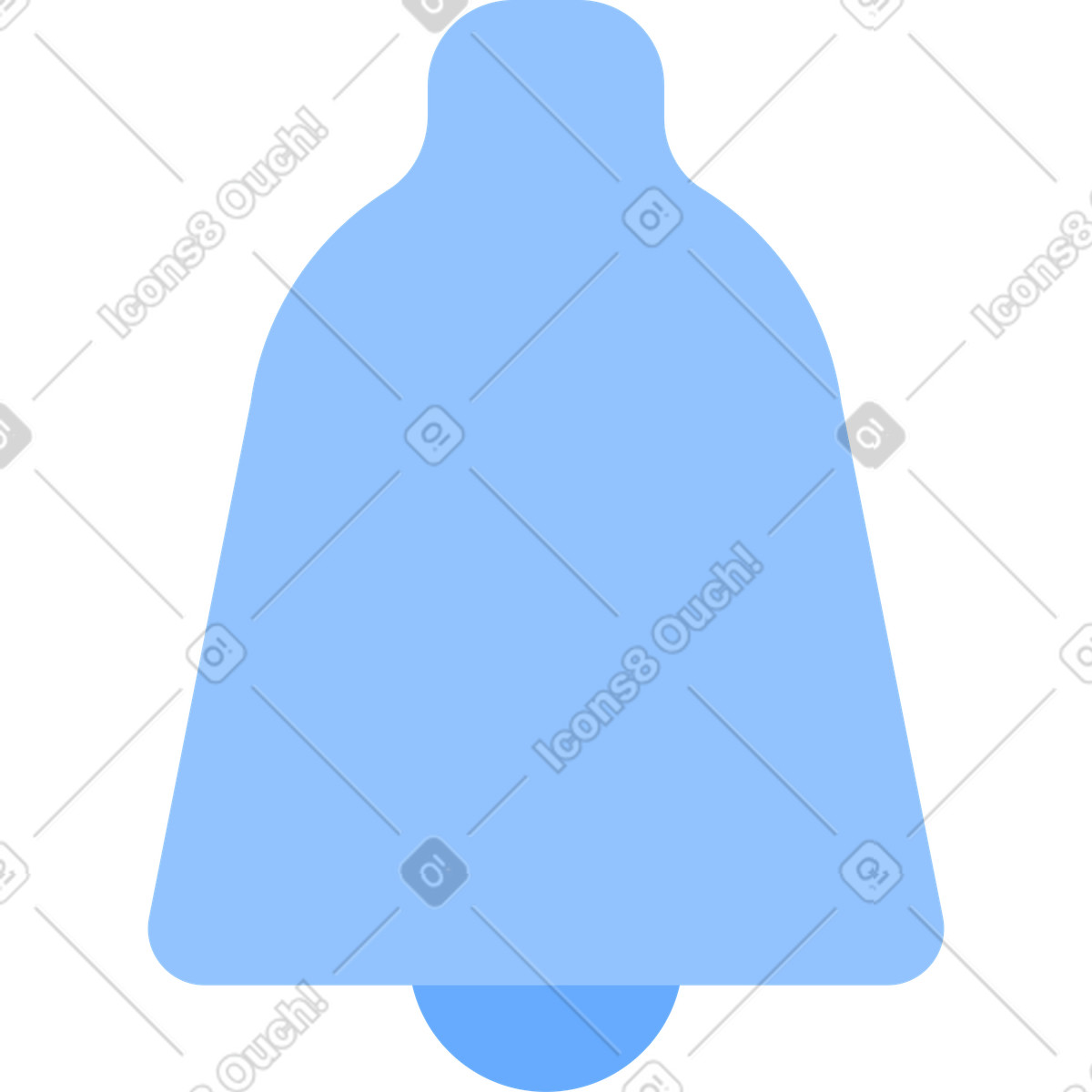 Bell illustration in Urban style download in PNG, SVG