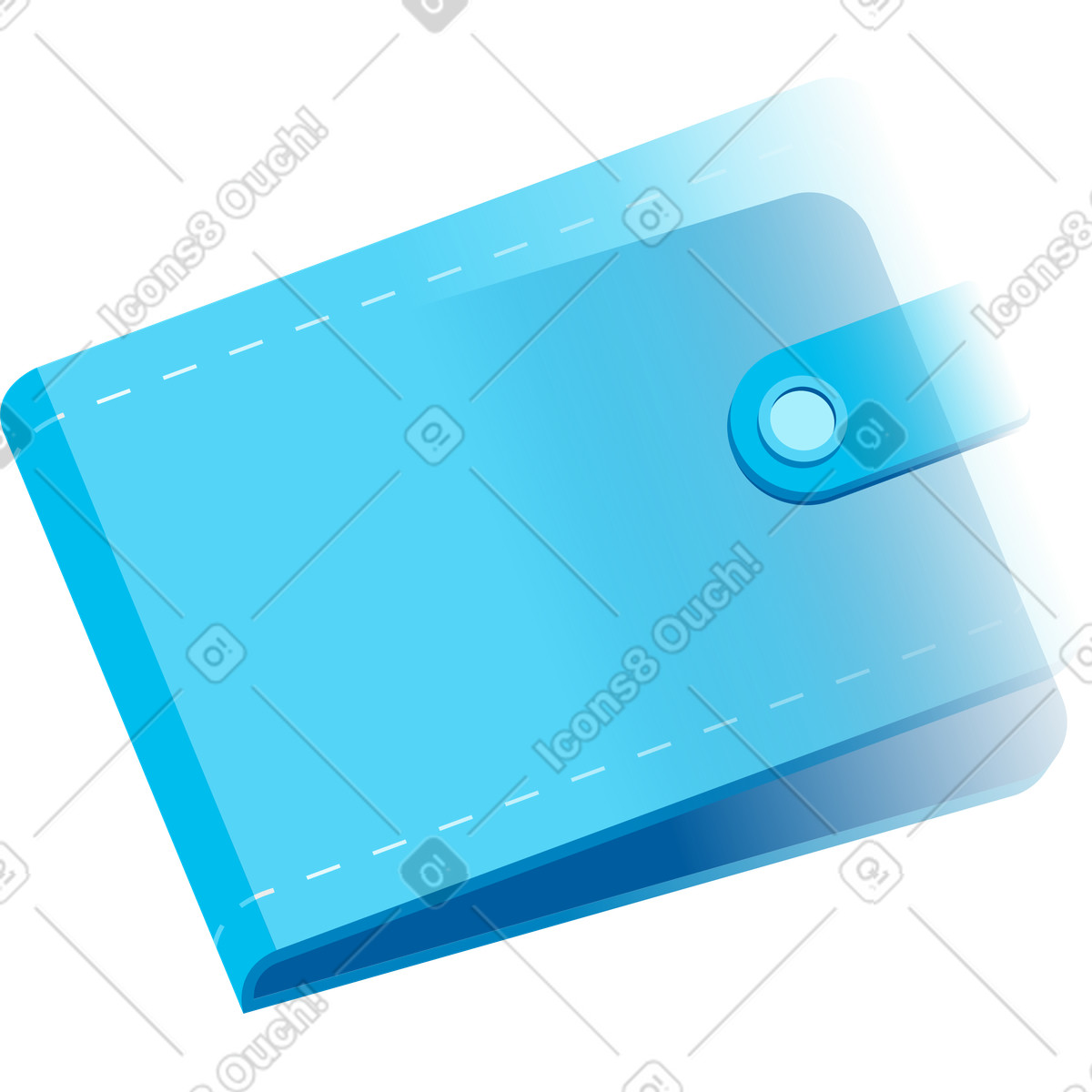 Ilustração de Carteira em no estilo Icy para baixar em PNG, SVG