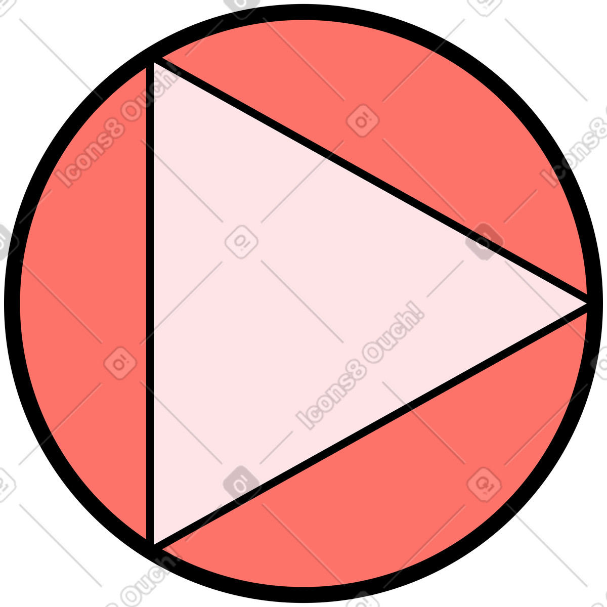 Play video-Illustration im Surr-Stil als Download in PNG, SVG