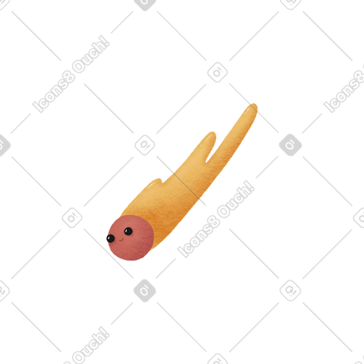 Ilustración Comet en estilo Woolly a descargar en PNG y SVG