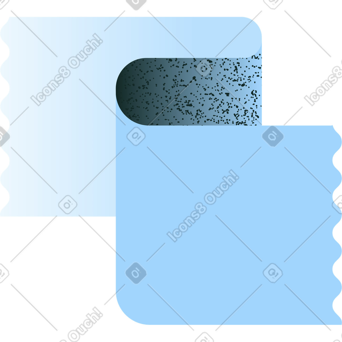Sales receipt illustration featuring a detailed clipart design in PNG SVG