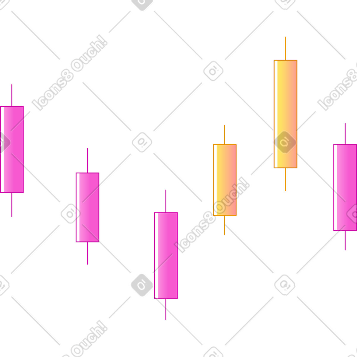 Graph illustration in PNG, SVG