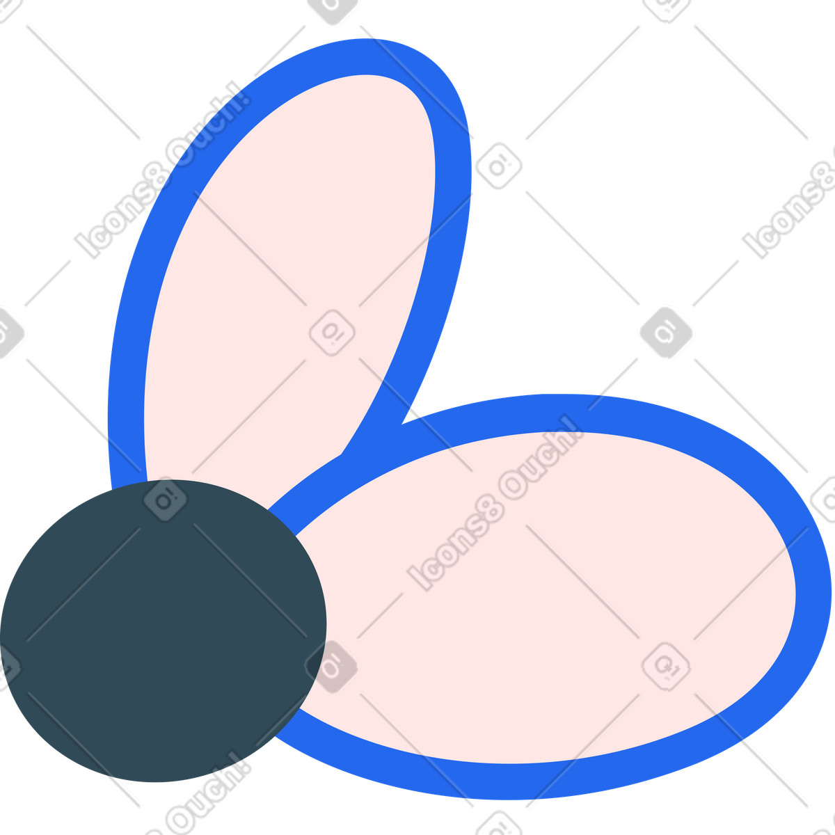 Volare illustrazione in stile Kingdom scarica in PNG, SVG