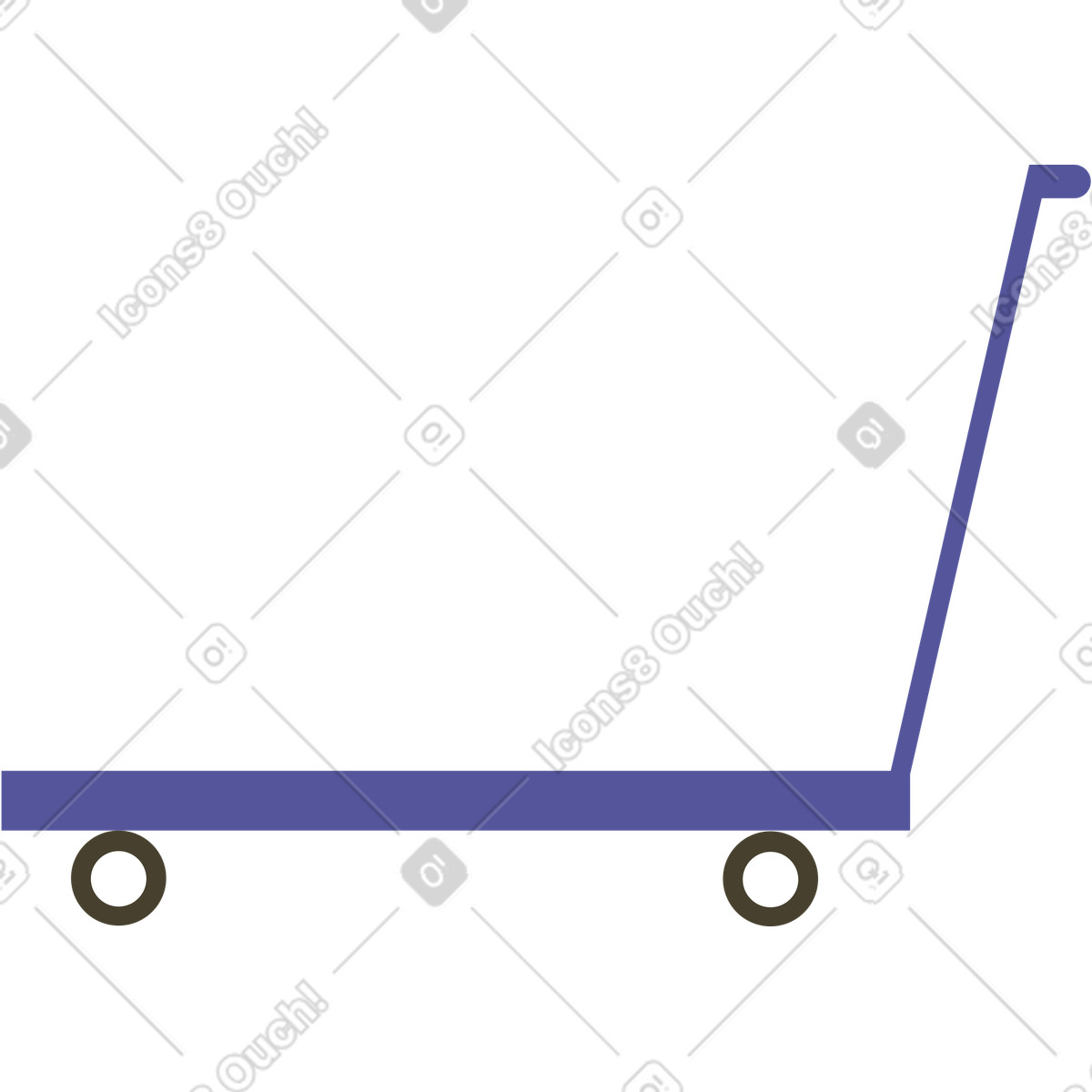 Ilustración Carro en estilo Woof a descargar en PNG y SVG