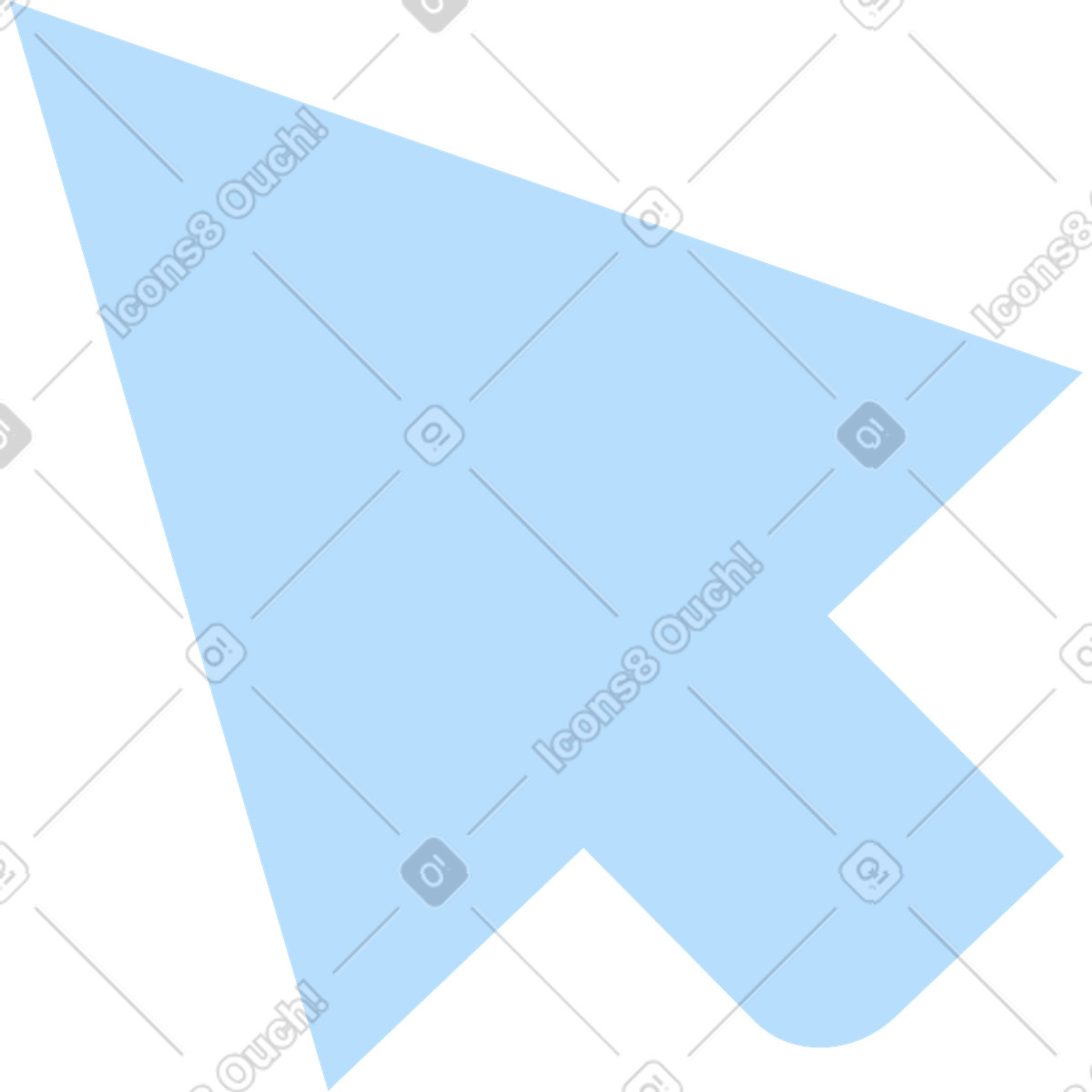 Arrow illustration in Vector style download in PNG, SVG