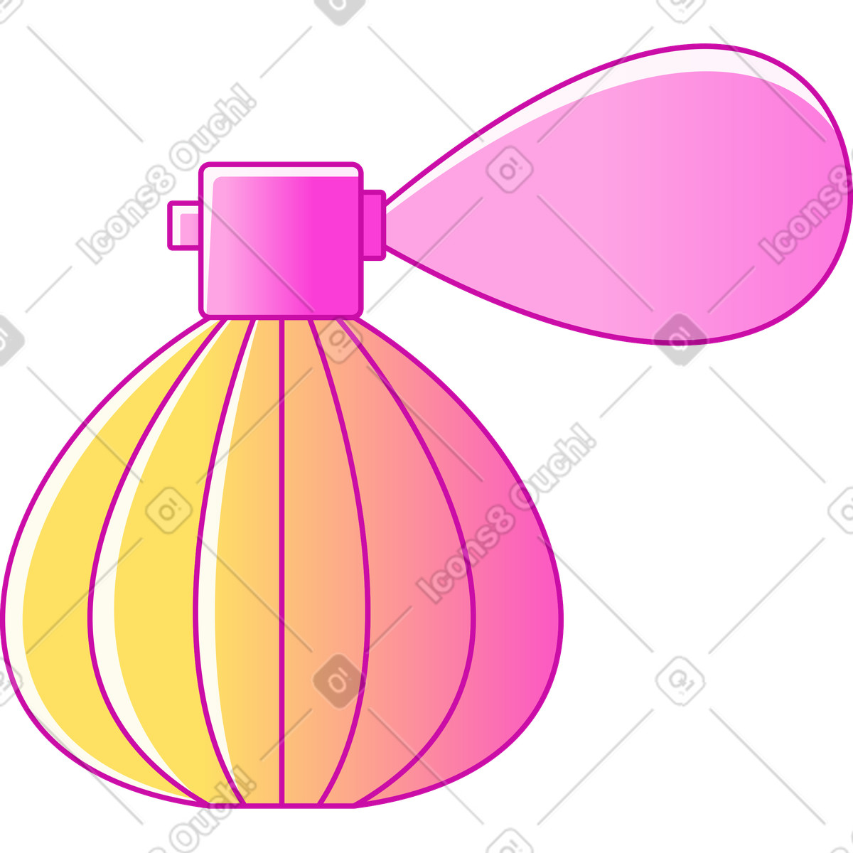 下载 Rainbow 风格的 香水 插画，支持 PNG、SVG 格式