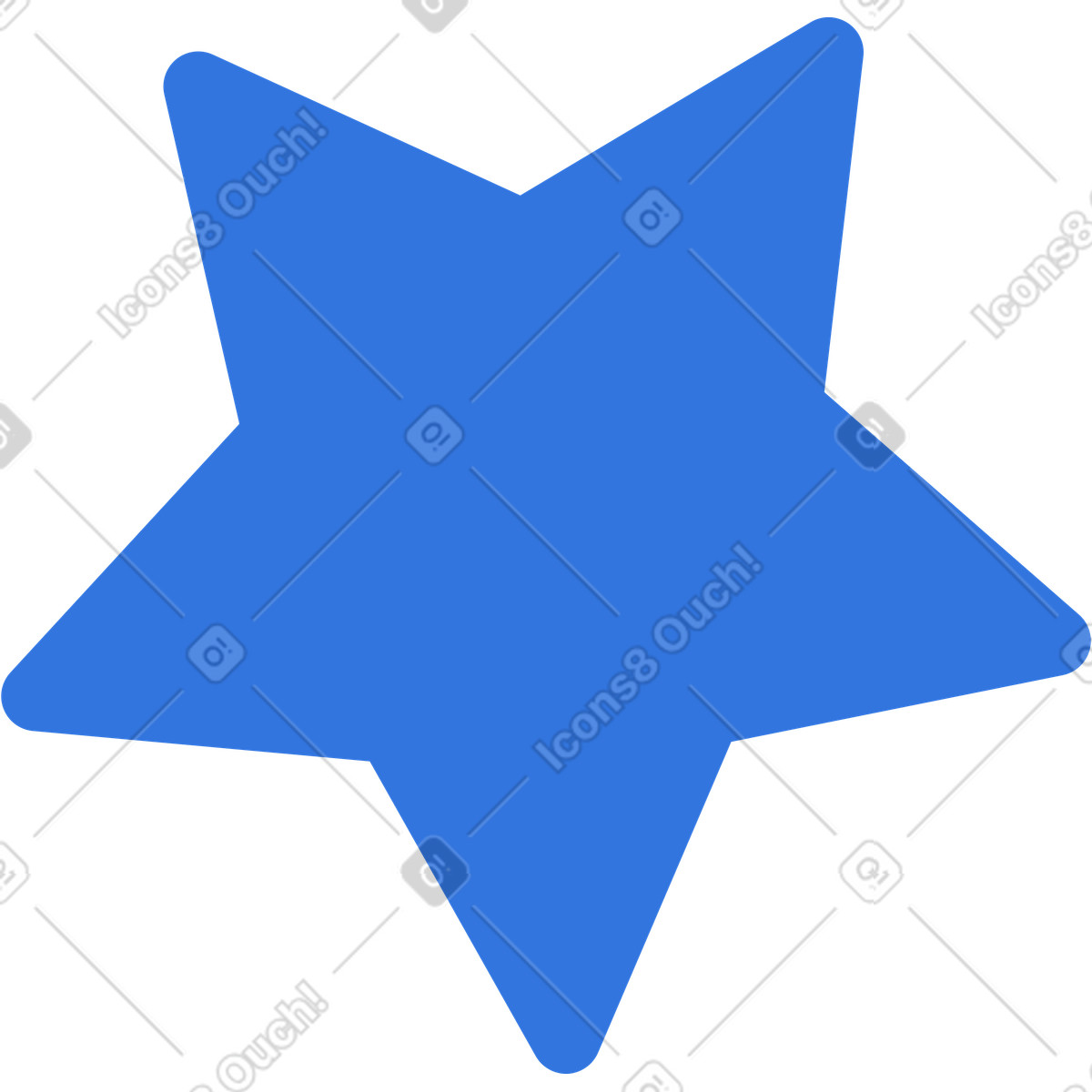 Star illustration in PNG, SVG