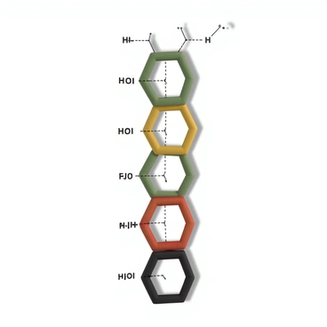 Stacks of "aromatic rings" arranged neatly in a vertical alignment, showcasing their unique structural features. The "molecular diagram" presents these rings as hexagonal shapes with alternating double bonds, illustrating the "pi-pi interactions" between them with dashed lines to indicate the interaction strength. Each ring is labeled with its chemical symbol, and the diagram includes a color gradient to differentiate between the various types of aromatic compounds involved. The background is a clean, white grid to accentuate the molecular detail.