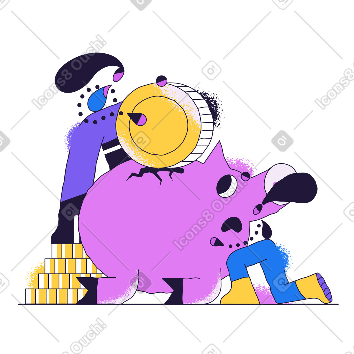 Ilustração de Payment Processed em no estilo Conifer para baixar em PNG, SVG