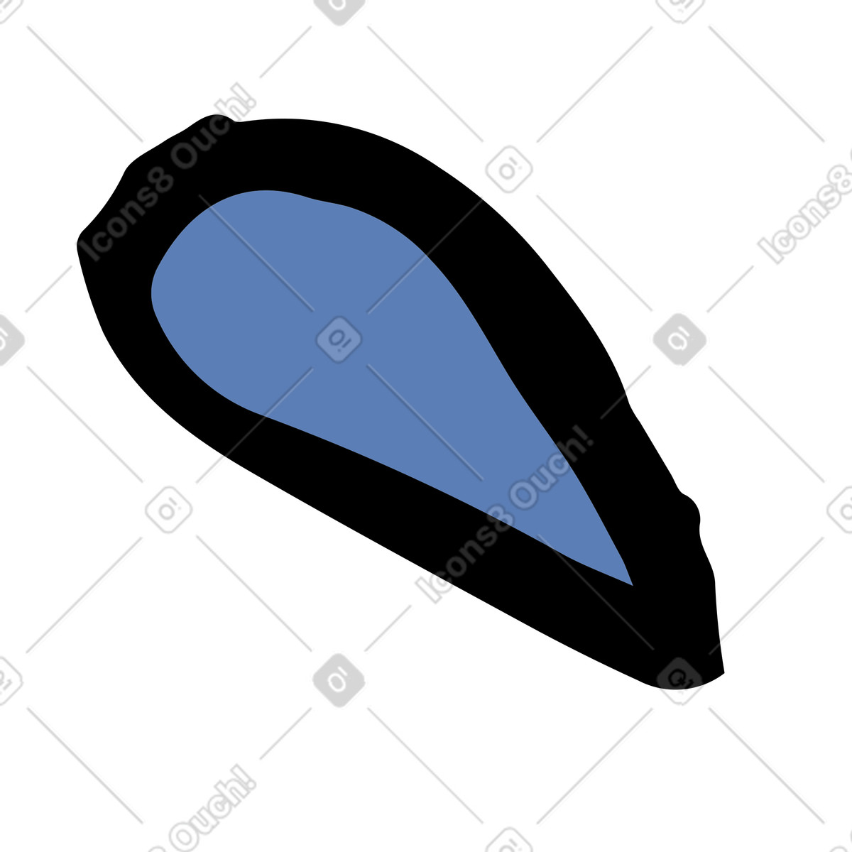 Ilustração de Derrubar em no estilo Scandi para baixar em PNG, SVG
