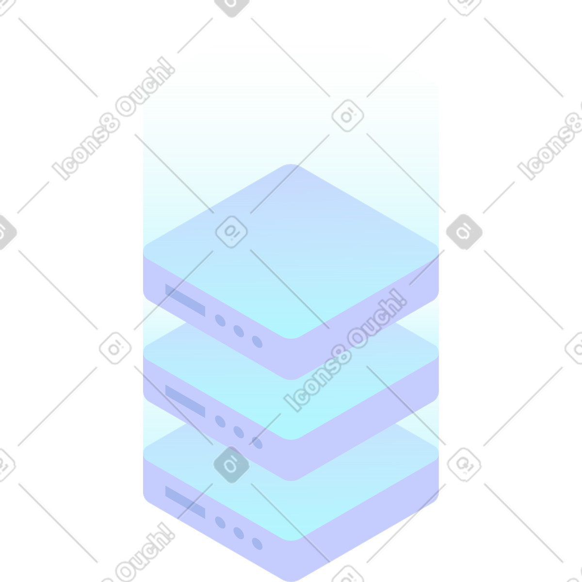 Sistema di data center illustrazione in stile Quantum scarica in PNG, SVG