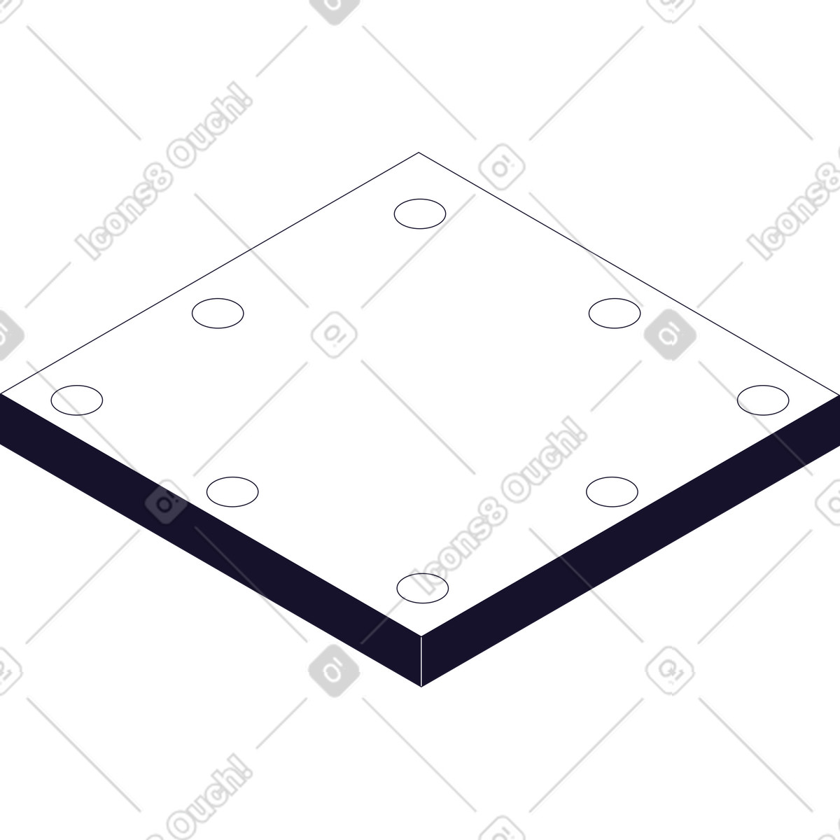 Platform illustration in Node style download in PNG, SVG