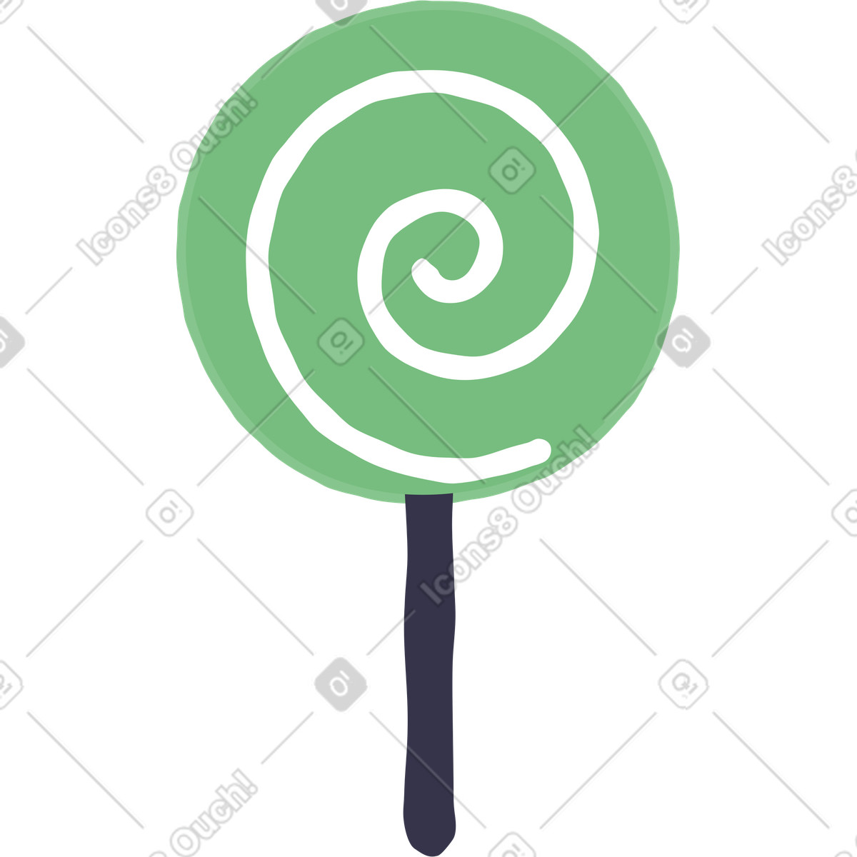 下载 Stripy 风格的 棒糖 插画，支持 PNG、SVG 格式