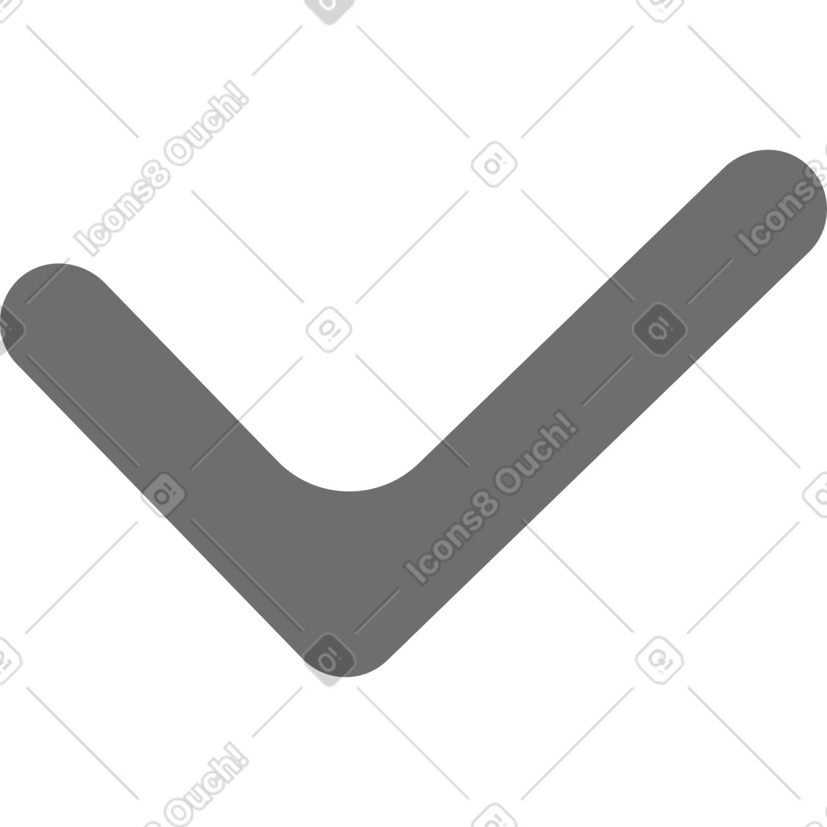 Check icon illustration in Incut style download in PNG, SVG