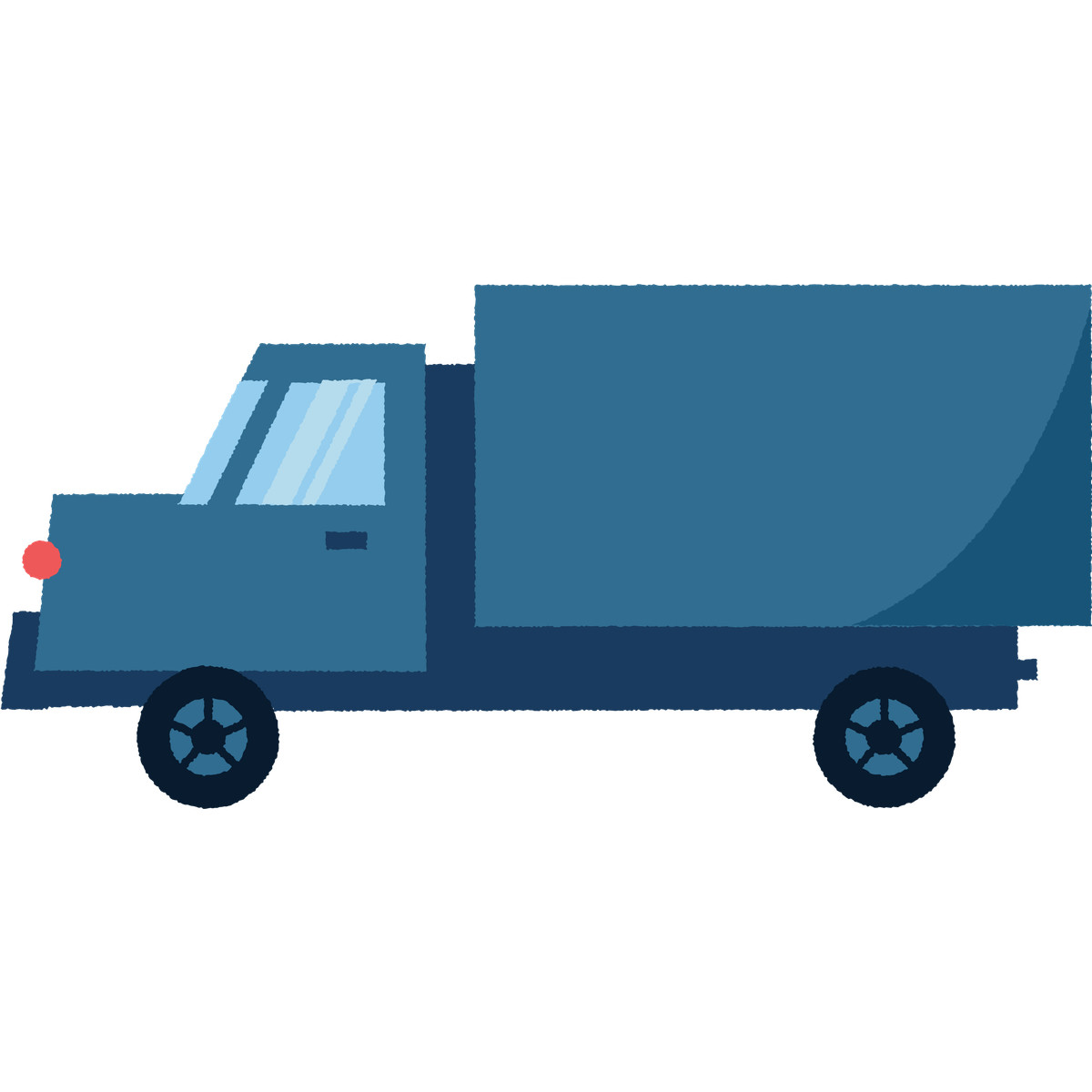 Truck-Illustration im Cherry-Stil als Download in PNG, SVG