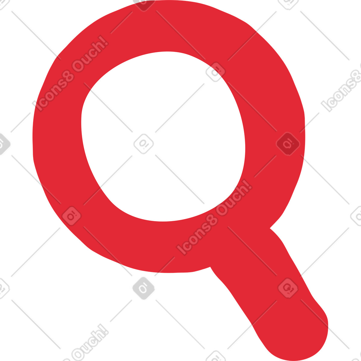 Ilustração de Ampliar em no estilo Stripy para baixar em PNG, SVG