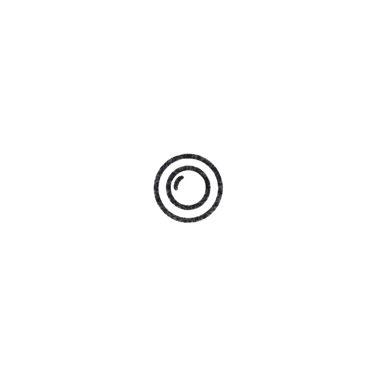 下载 Bonbon Line 风格的 Outline coin with double ring border 插画，支持 PNG、SVG 格式