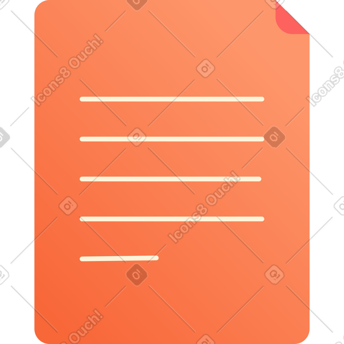 Page with text illustration in Silky style download in PNG, SVG