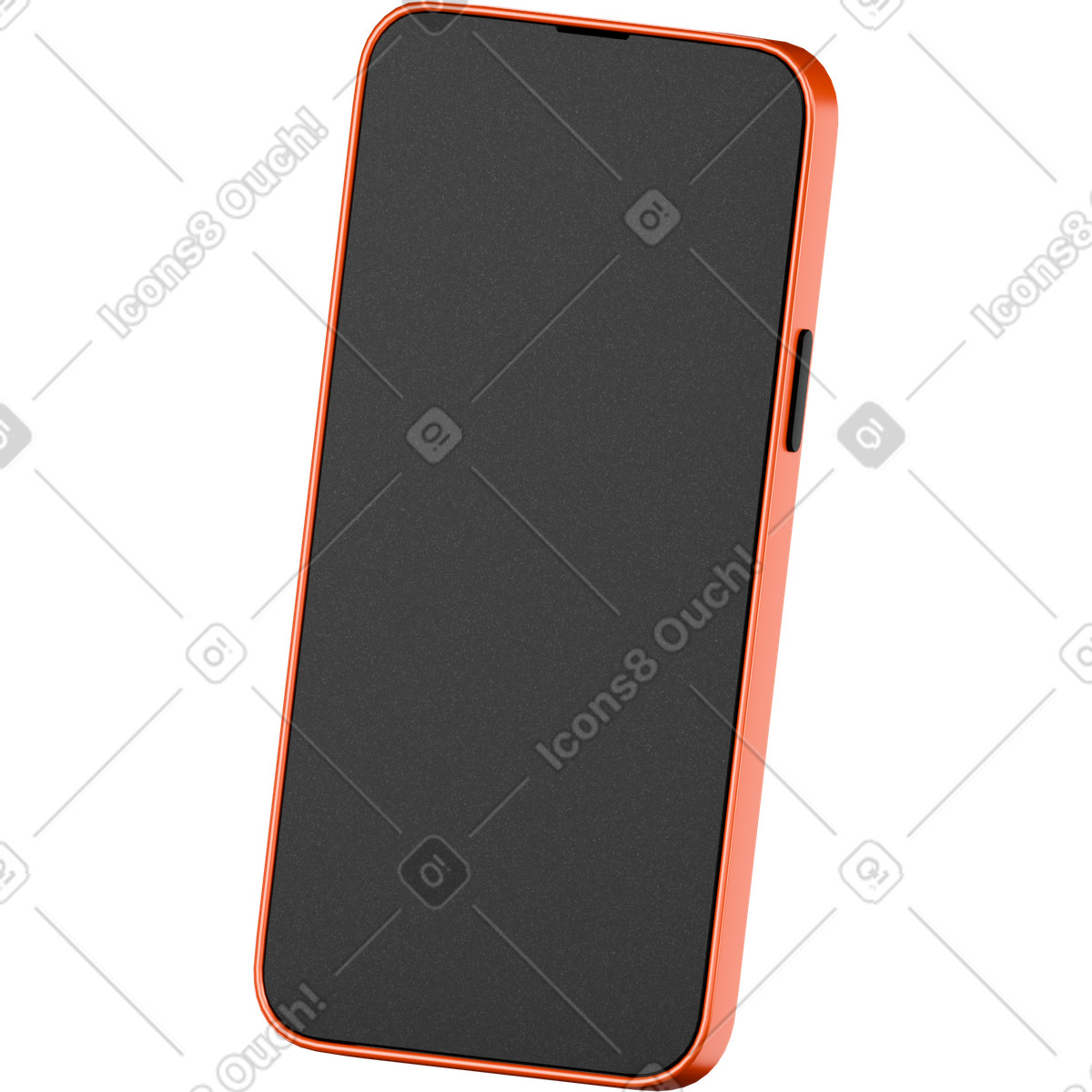 Ilustración Teléfono en estilo 3D Platforms a descargar en PNG y SVG
