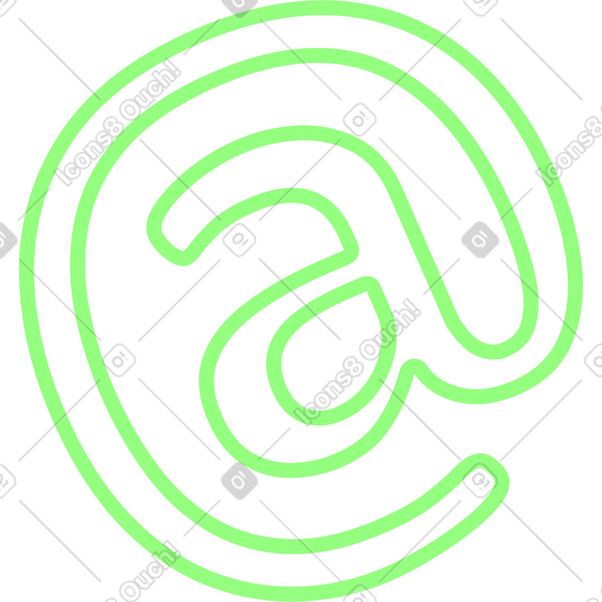Grün am schild-Illustration im Outline-Stil als Download in PNG, SVG