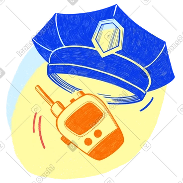 Articles pour le travail de la police PNG, SVG