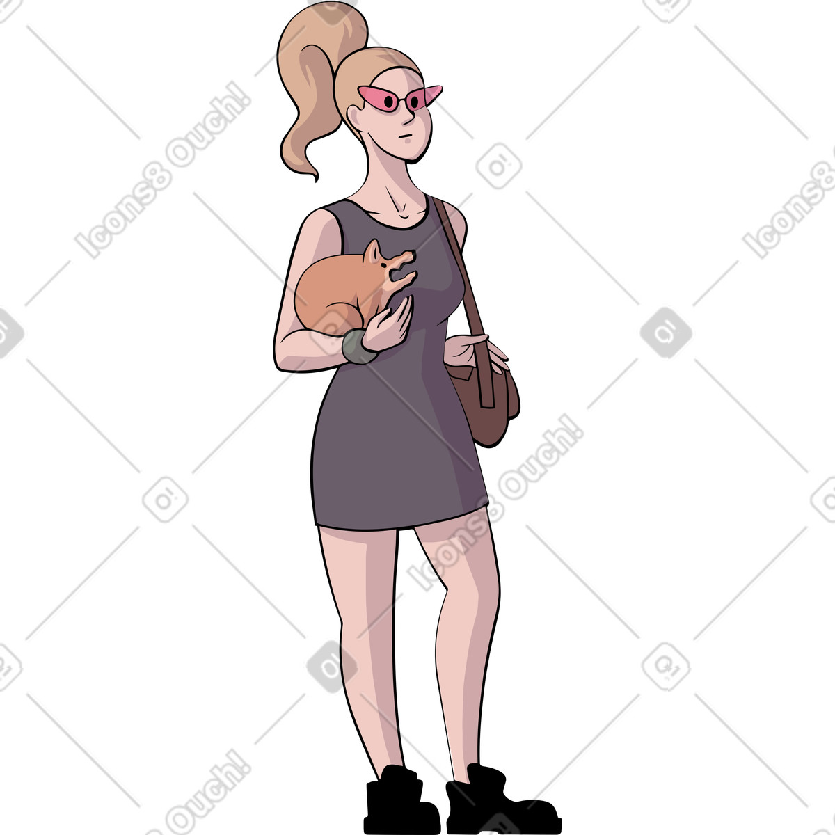 下载 Eastwood 风格的 女人 插画，支持 PNG、SVG 格式