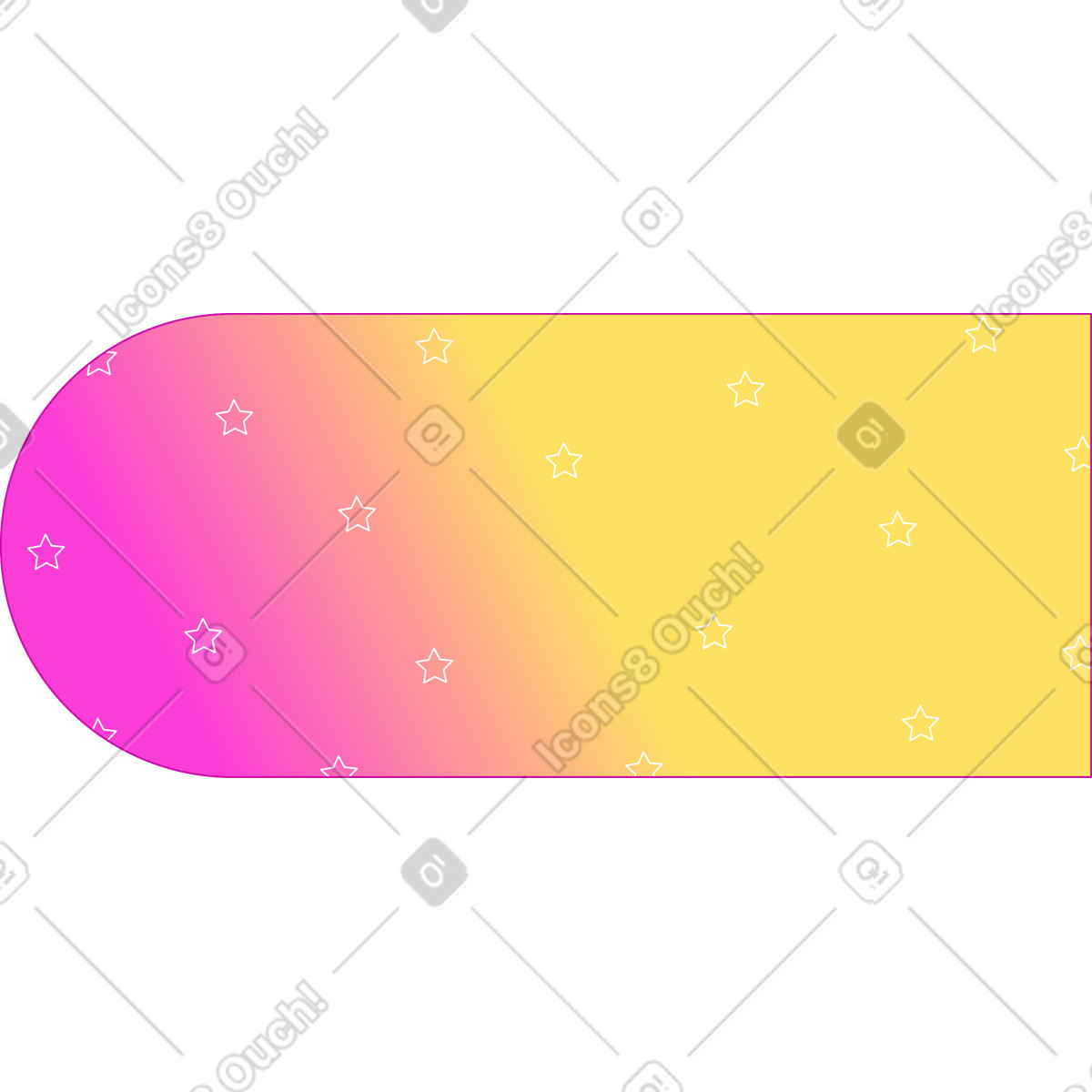 Ilustración Fondo rosa con estrellas en estilo Rainbow a descargar en PNG y SVG