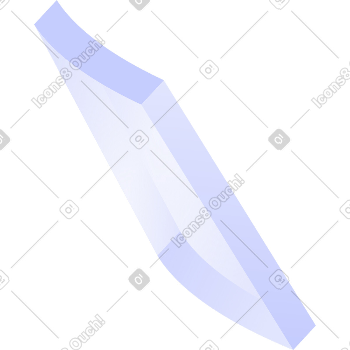 Illustration Rectangle volant lilas dans le style Quantum à télécharger aux formats PNG, SVG