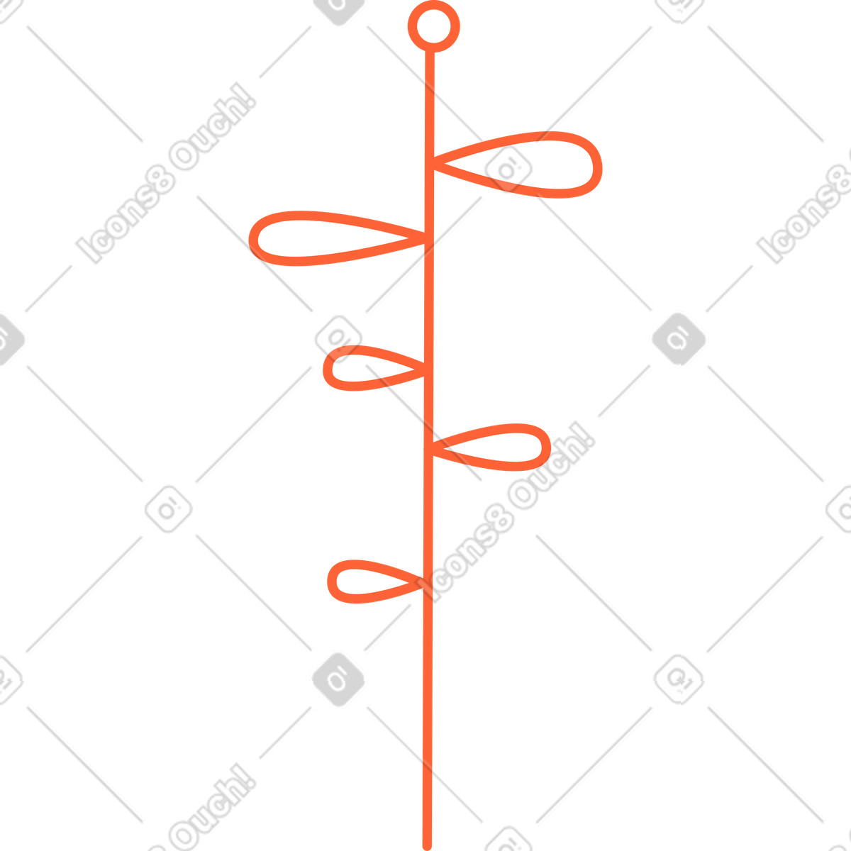 下载 Crayon 风格的 花 插画，支持 PNG、SVG 格式