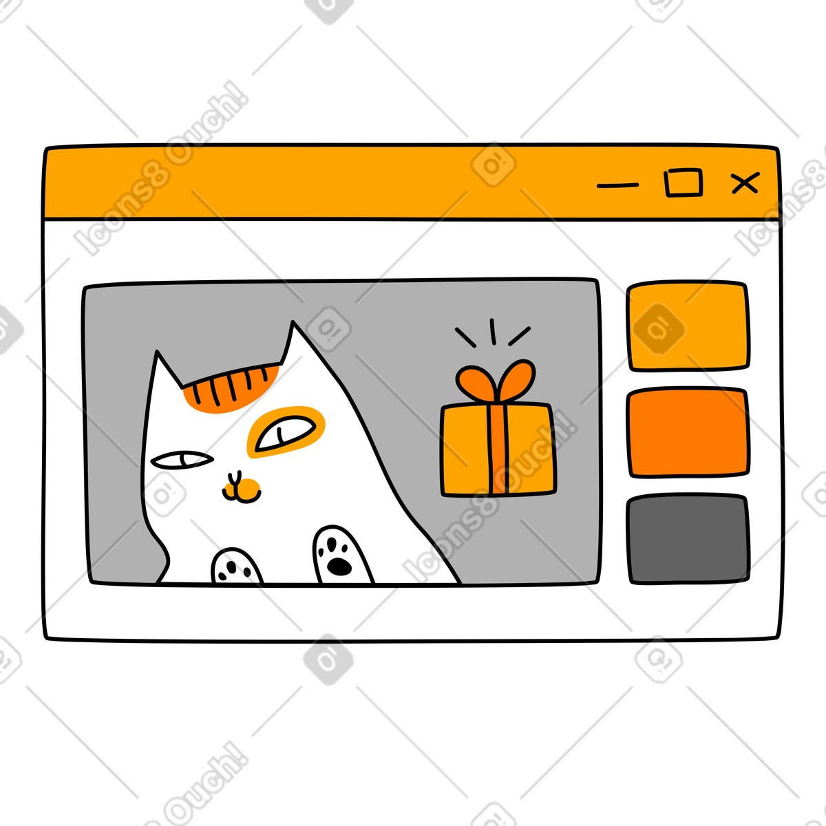 Иллюстрация Видео блоггинг в стиле Purr — скачать в форматах PNG, SVG
