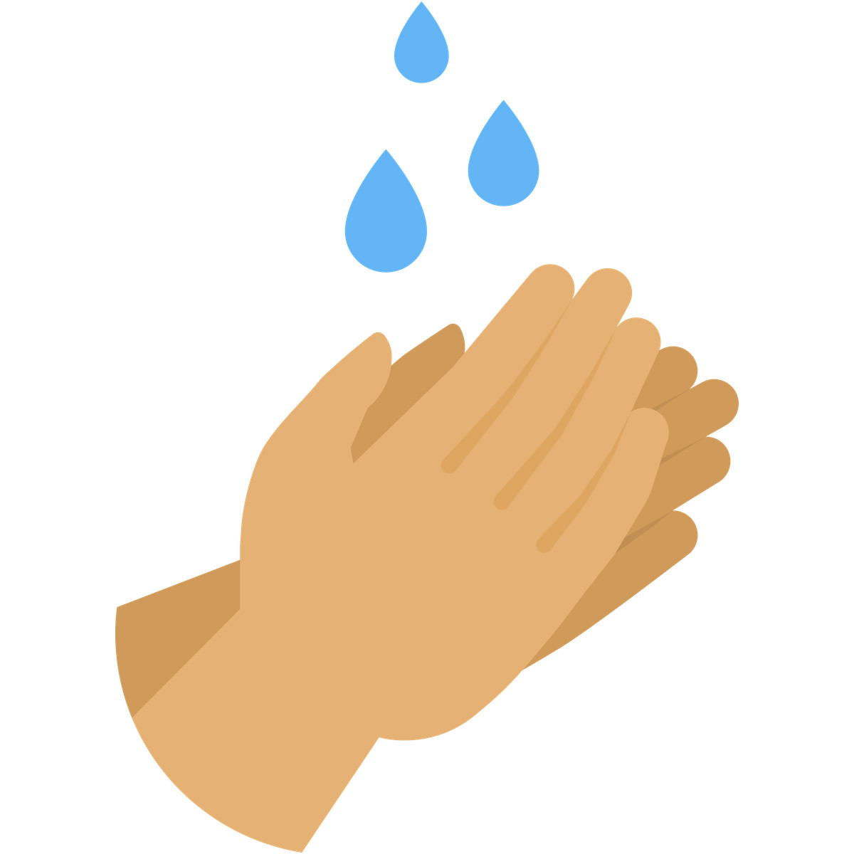 Hand washing illustrazione in stile Fogg scarica in PNG, SVG