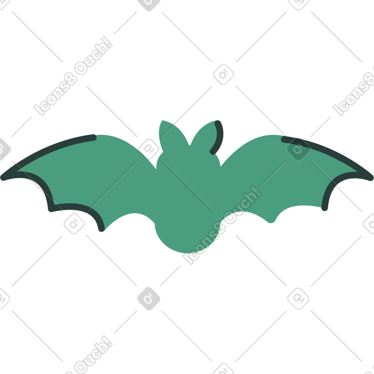 Ilustración Uno en estilo Macaroni a descargar en PNG y SVG