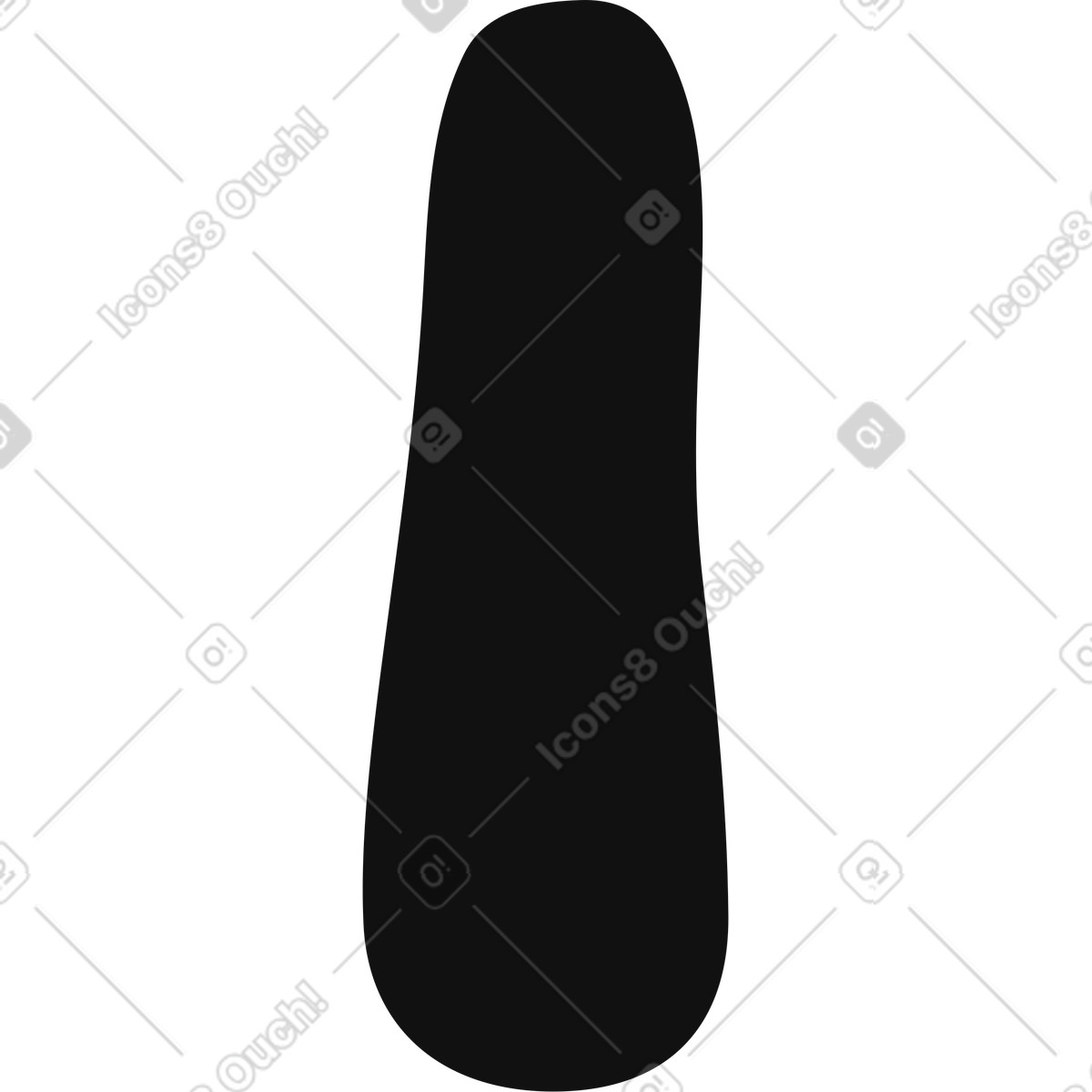 Letter i illustration in Journal style download in PNG, SVG