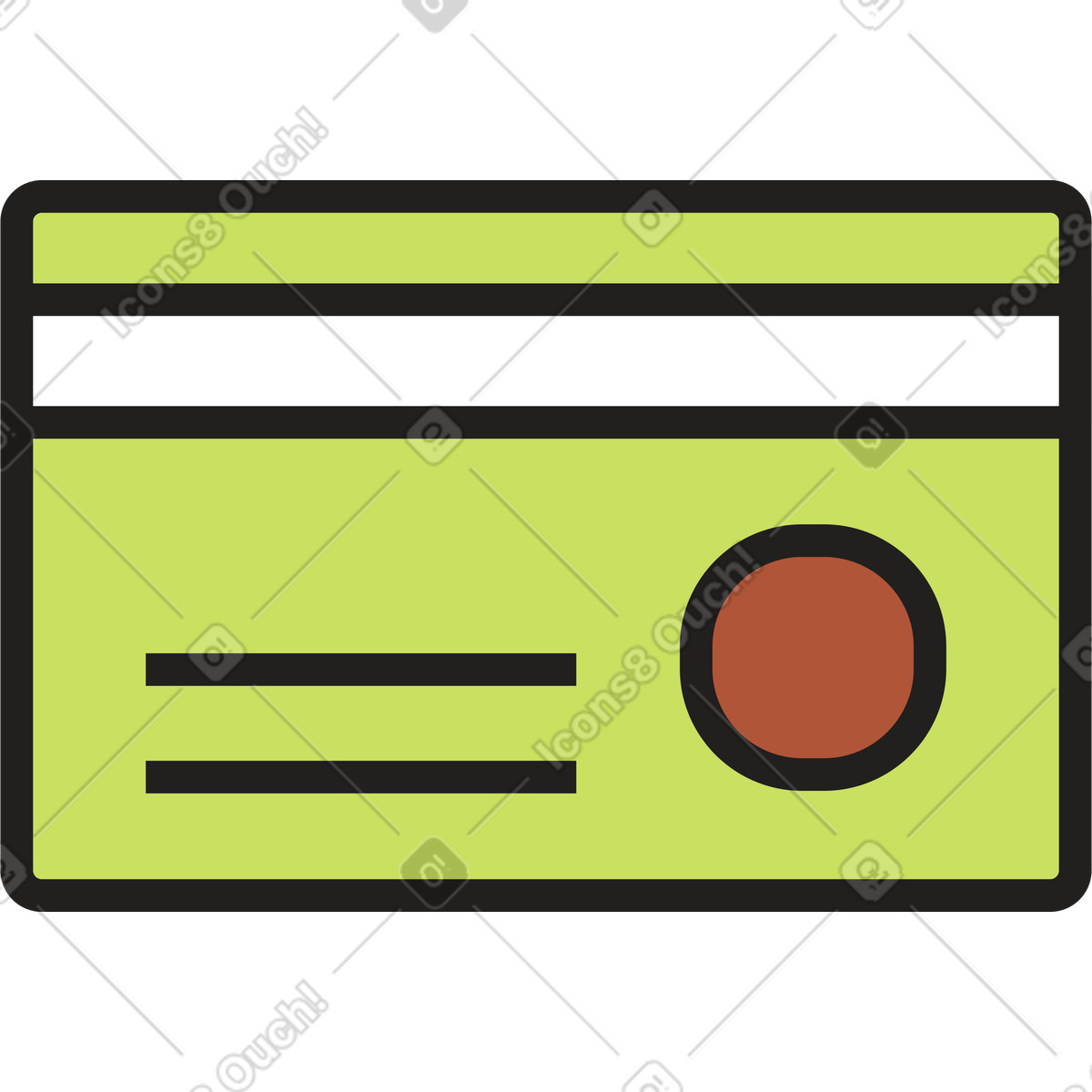 Иллюстрация Открытка в стиле Dazzle — скачать в форматах PNG, SVG