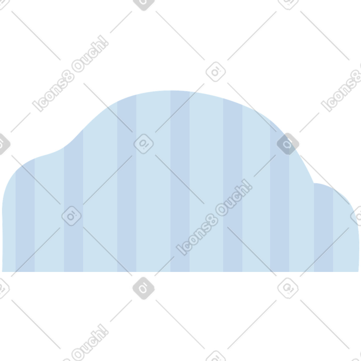 Ilustração de Fundo em uma faixa no estilo Woof para baixar PNG, SVG