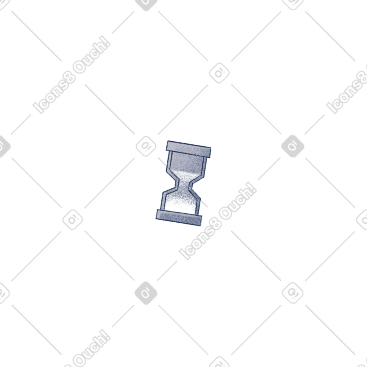 Ilustración Hourglass icon en estilo Haze a descargar en PNG y SVG