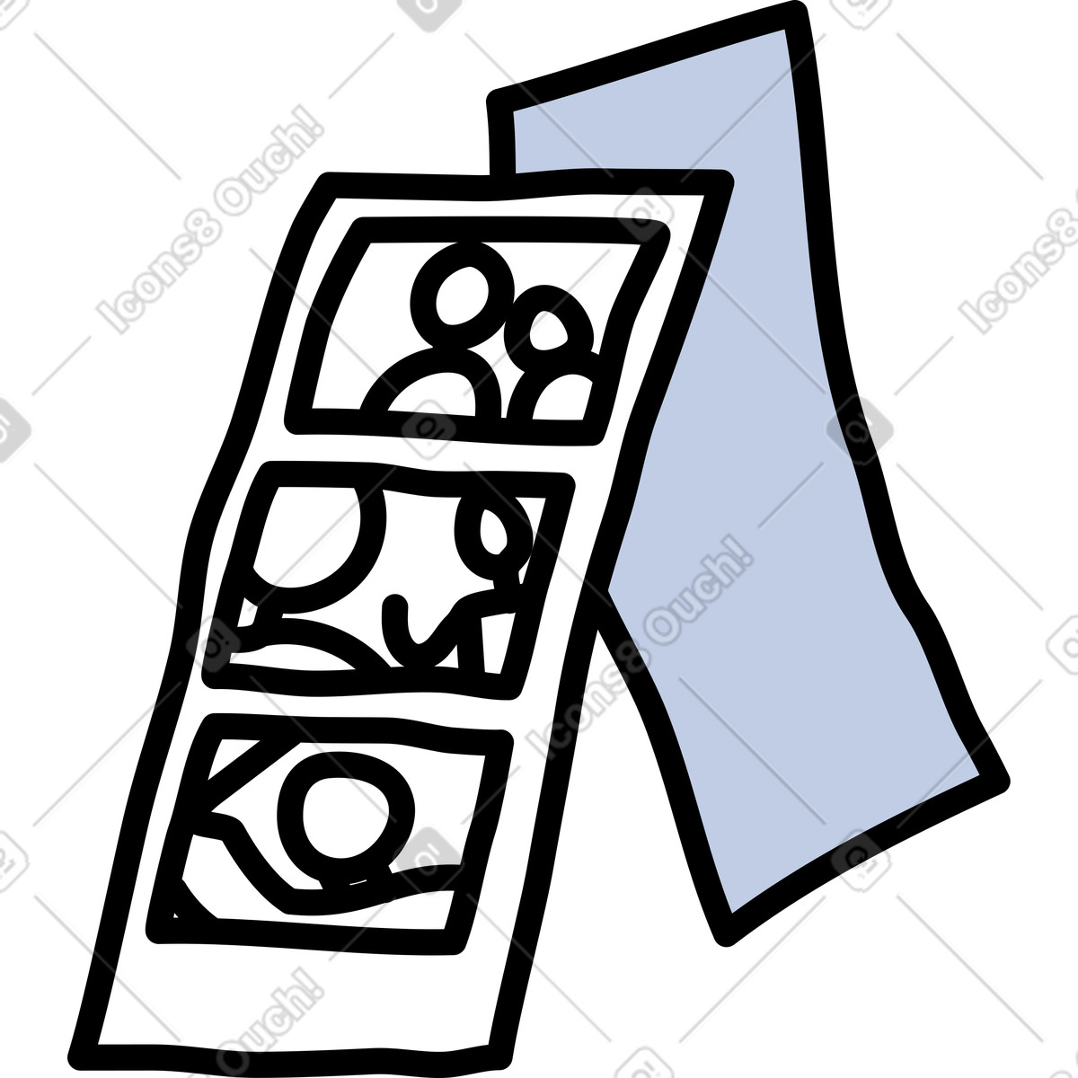 Foto illustrazione in stile Notes scarica in PNG, SVG