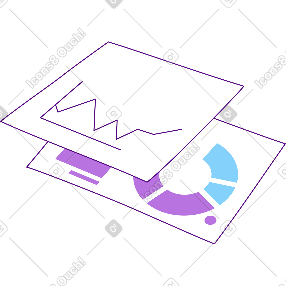 Ilustração de Papel gráfico em no estilo Storyline para baixar em PNG, SVG