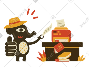 Recycling old paper into new books PNG, SVG