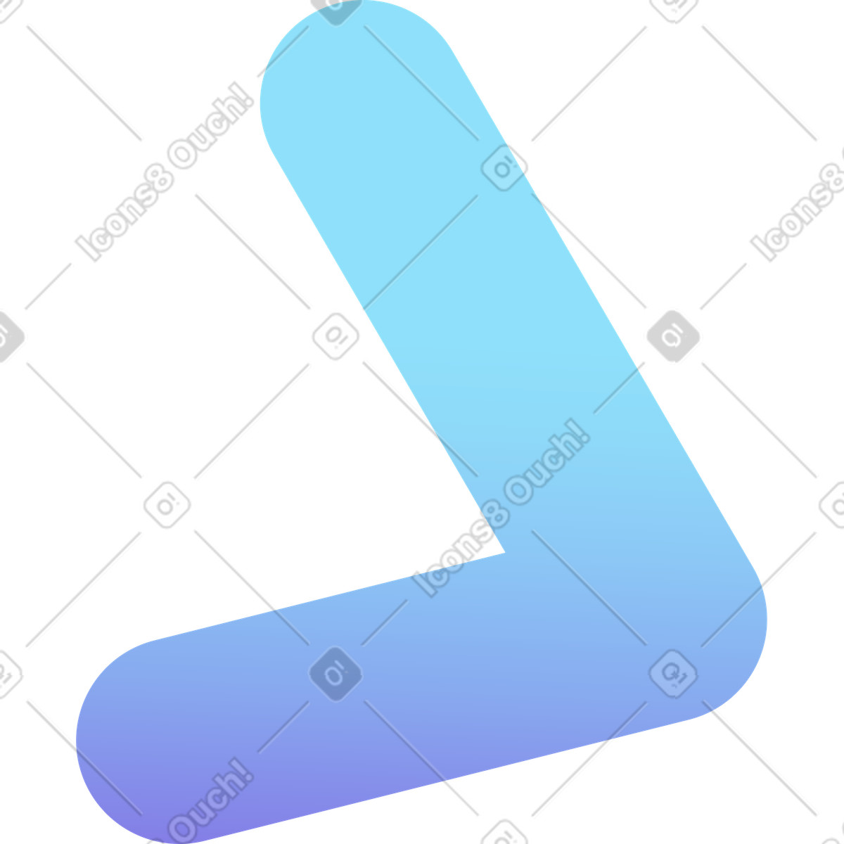 Ilustração de Marca verificação em no estilo Isotech para baixar em PNG, SVG