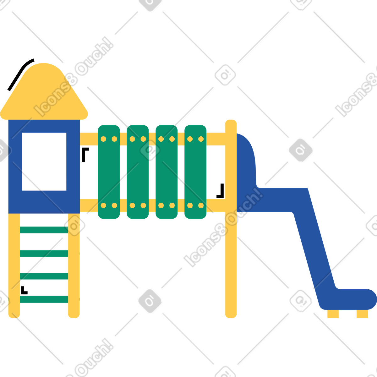下载 Spot 风格的 操场 插画，支持 PNG、SVG 格式