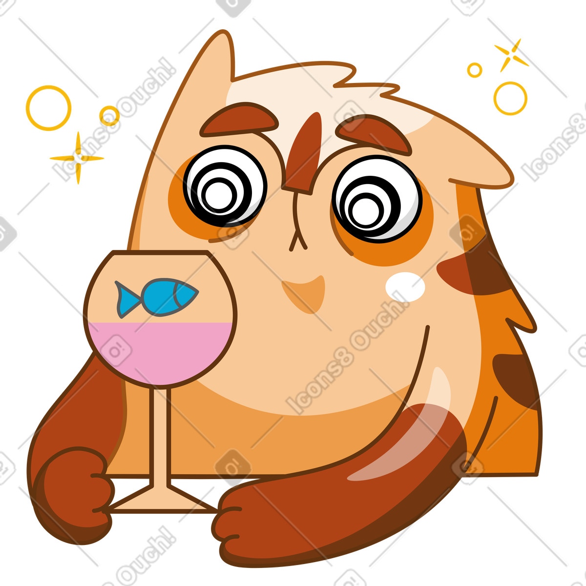 Geplatzte träume-Illustration im Kitekat-Stil als Download in PNG, SVG