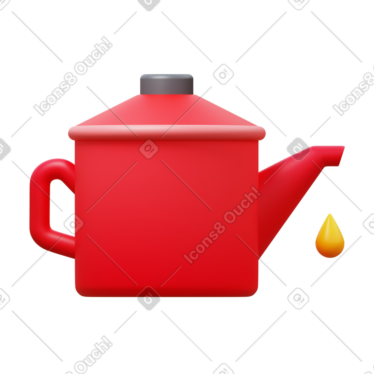 Illustration Engine oil dans le style 3D Fluency à télécharger aux formats PNG, SVG