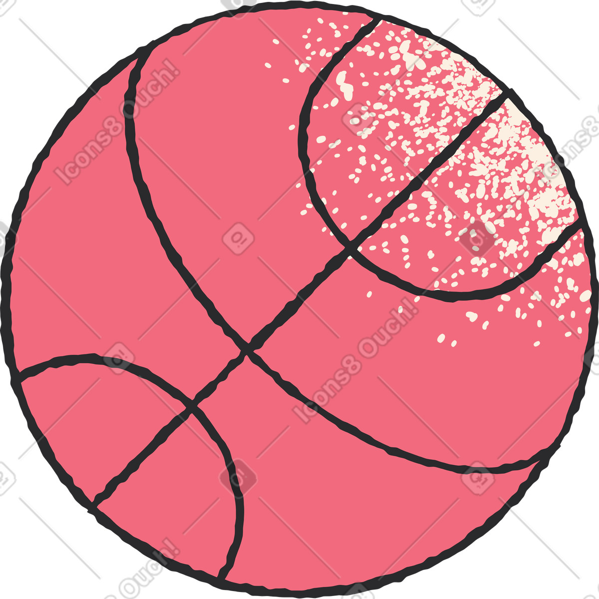 下载 Pablo 风格的 篮球 插画，支持 PNG、SVG 格式