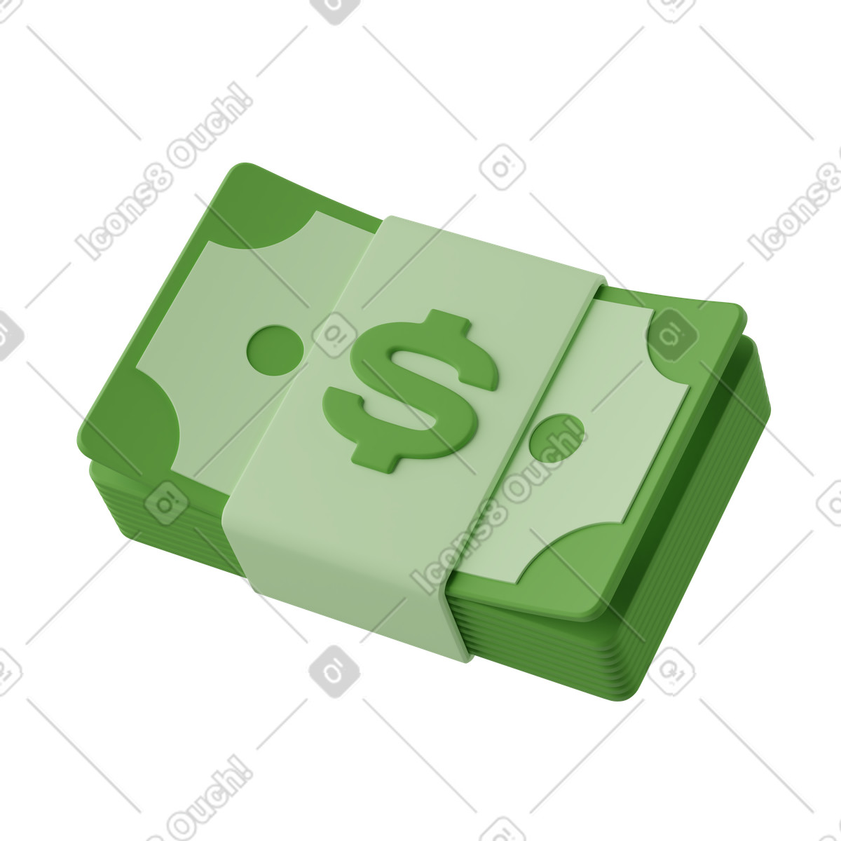 Stack of bills  illustration in PNG, SVG