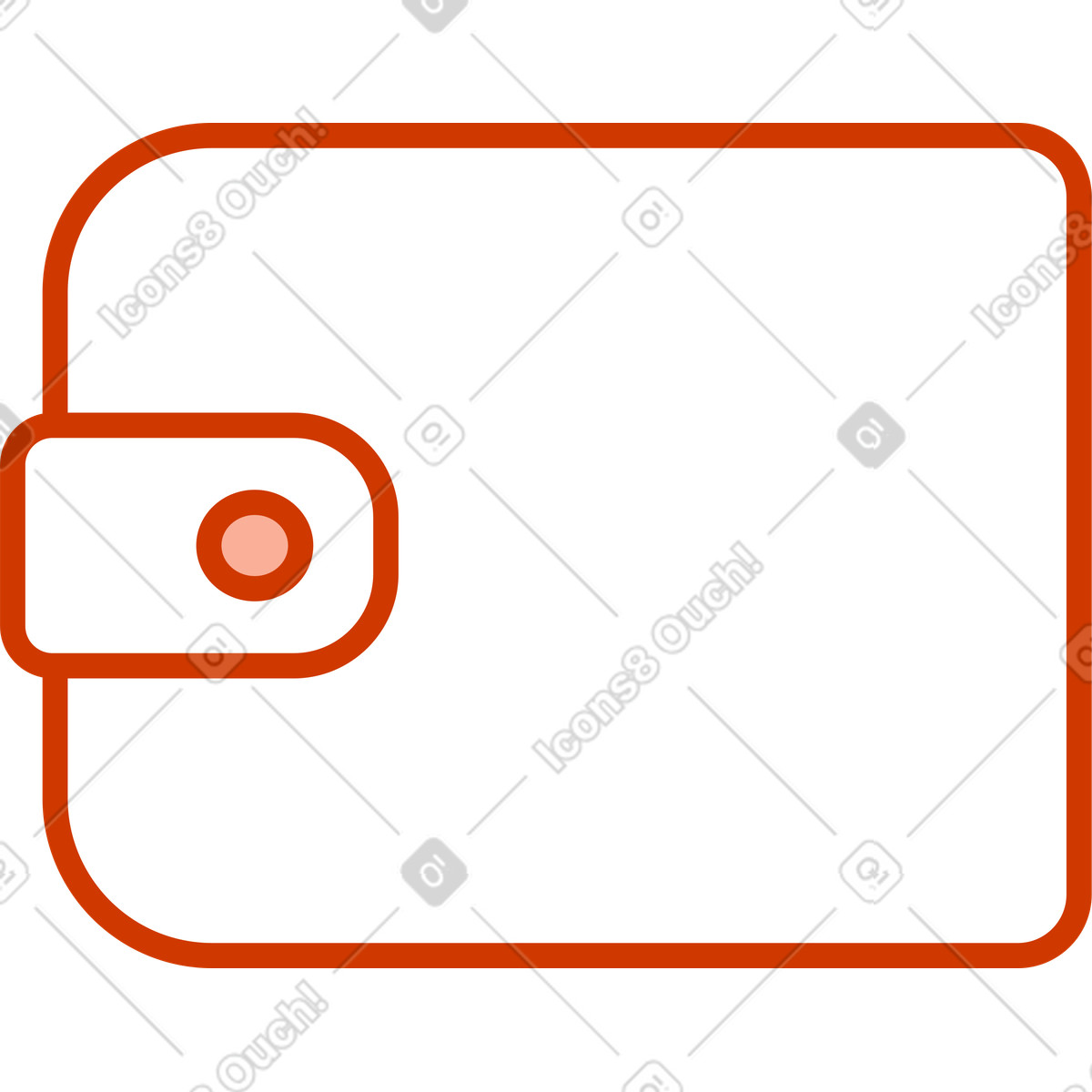 Ilustração de Carteira em no estilo Natty para baixar em PNG, SVG