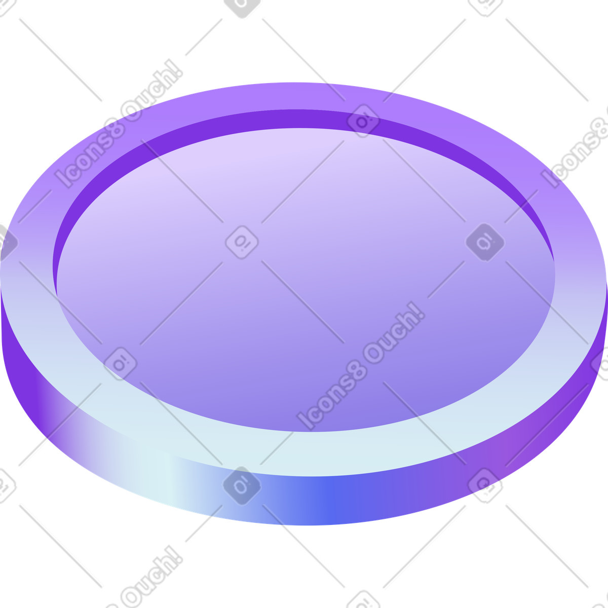 Moneta illustrazione in stile Hi-tech scarica in PNG, SVG